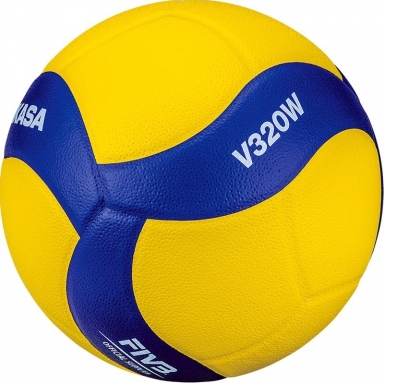 Мяч волейбольный MIKASA V320W р.5, желтый-синий